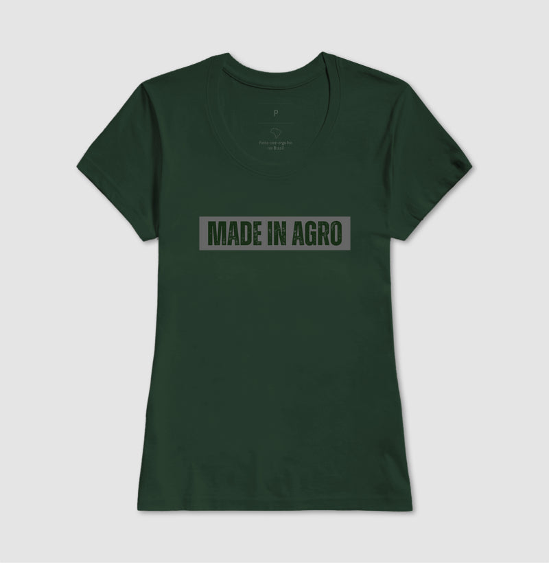 Camiseta "made in agro green" jessijames®