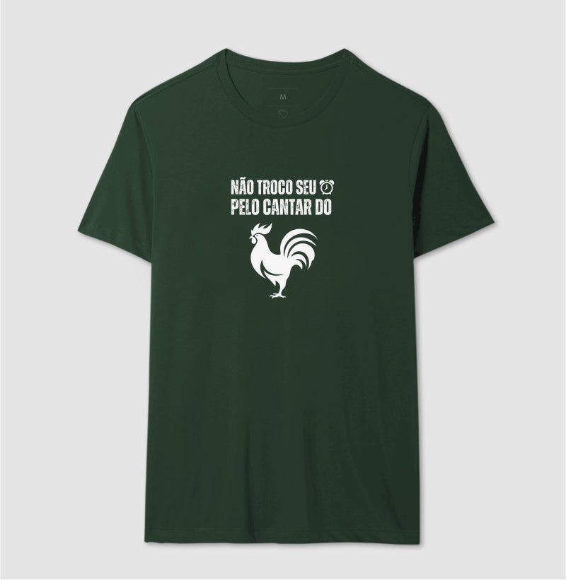 Camiseta "Não troco seu despertador pelo cantar do galo" jessijames®
