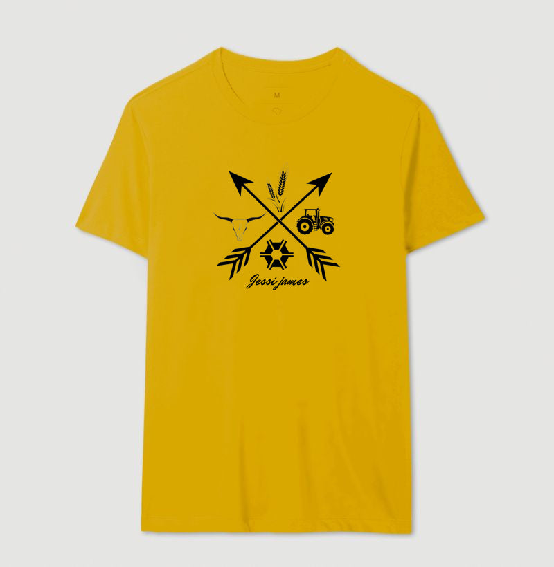 Camiseta branca "Direction agro" jessijames®