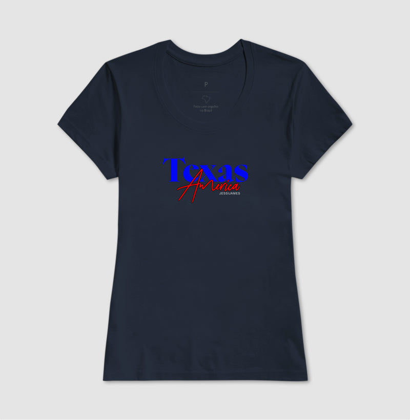 Camiseta preto "Texas America" jessijames®