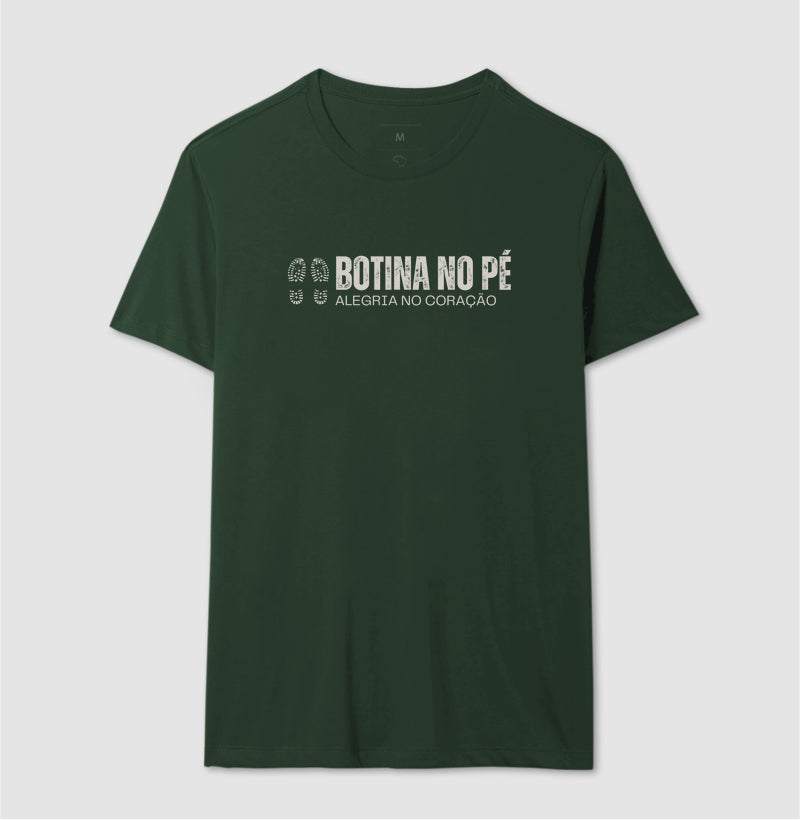 Camiseta "Botina no pé, alegria no coração" jessijames®