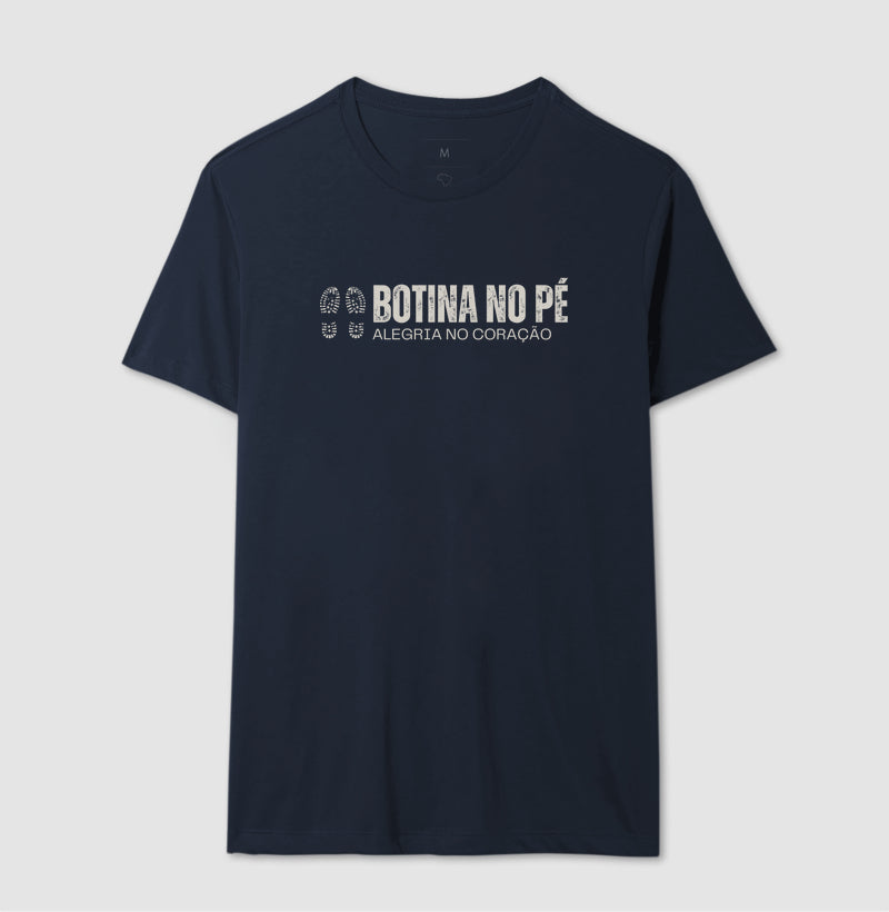 Camiseta "Botina no pé, alegria no coração" jessijames®