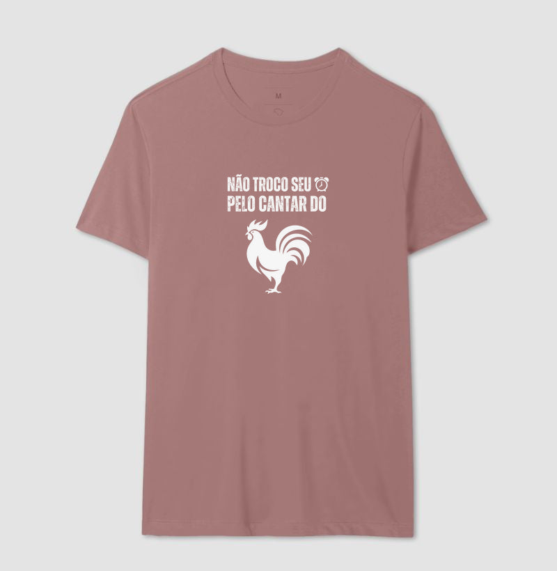 Camiseta "Não troco seu despertador pelo cantar do galo" jessijames®